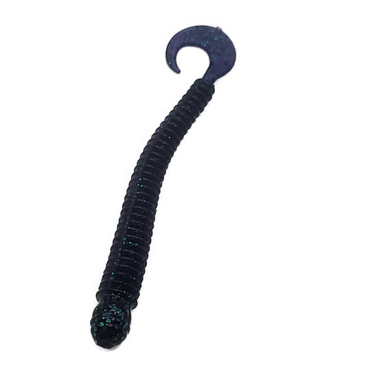 Just Lures Fishing Ring Worm 4" - Junebug - Angler's Pro Tackle & Outdoors