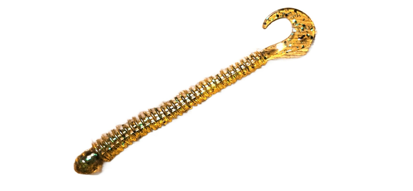 Just Lures Fishing Ring Worm 4" - Pumpkin Green - Angler's Pro Tackle & Outdoors