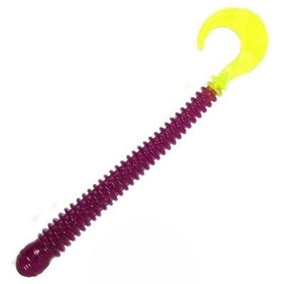 Just Lures Fishing Ring Worm 4" - Purple Chartreuse Tail - Angler's Pro Tackle & Outdoors