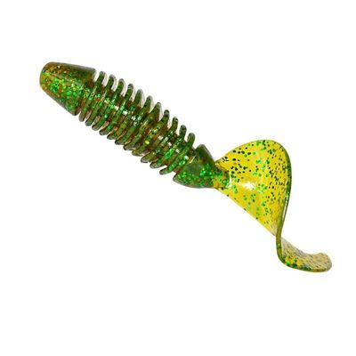 Just Lures Fishing Screw Tail - Watermelon Green Glitter - Angler's Pro Tackle & Outdoors
