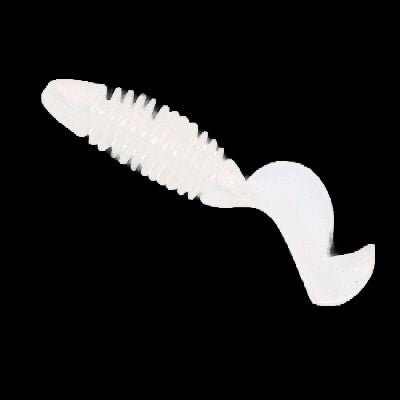 Just Lures Fishing Screw Tail - White - Angler's Pro Tackle & Outdoors