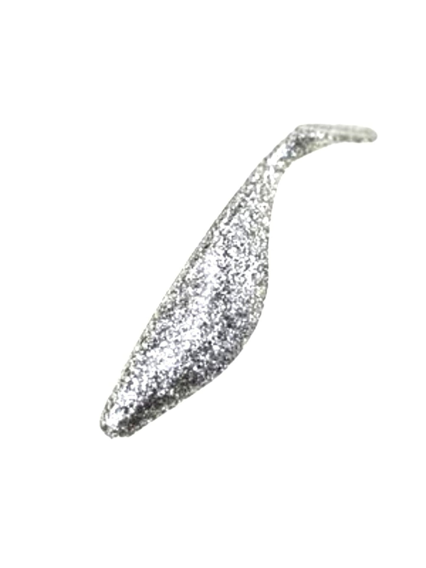 Just Lures Fishing Shad 4" - Silver Glitter - Angler's Pro Tackle & Outdoors