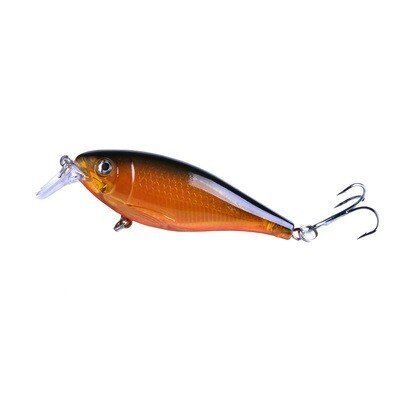 Just Lures Fishing Square Bill Minnow (0 - 5ft) - Black Red - Angler's Pro Tackle & Outdoors