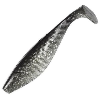 Just Lures Fishing Swim Shad 5" - Black Silver Glitter - Angler's Pro Tackle & Outdoors