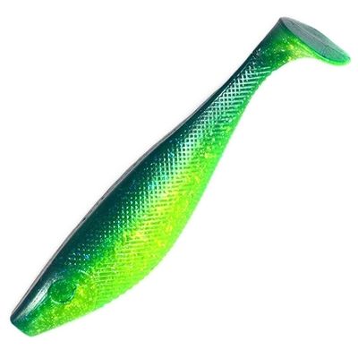 Just Lures Fishing Swim Shad 5" - Green w/ Gold Glitter - Angler's Pro Tackle & Outdoors