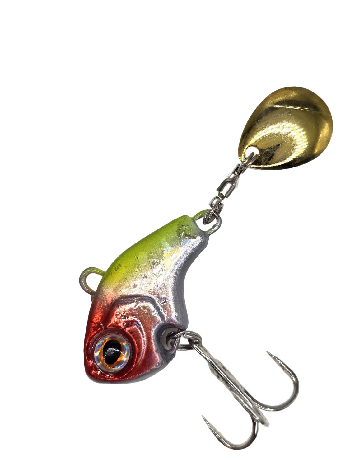 Just Lures Fishing Tail Spin - Red Head Chartreuse - Angler's Pro Tackle & Outdoors