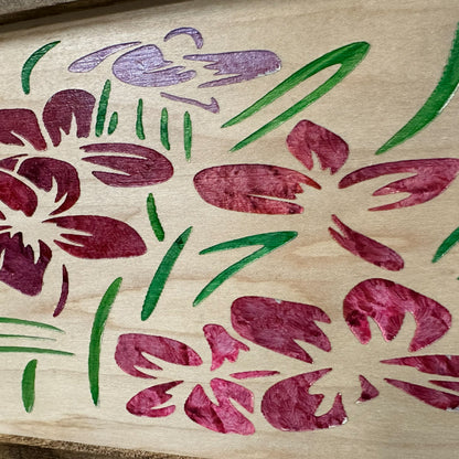 Bellewood Designs - Hidden Gun Safe Just Flowers Wall Decoration