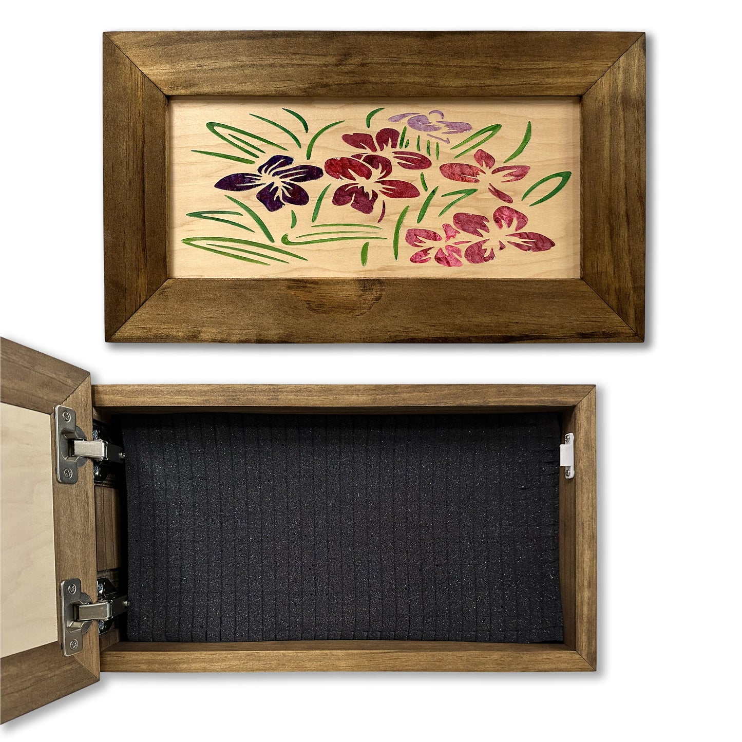 Bellewood Designs - Hidden Gun Safe Just Flowers Wall Decoration