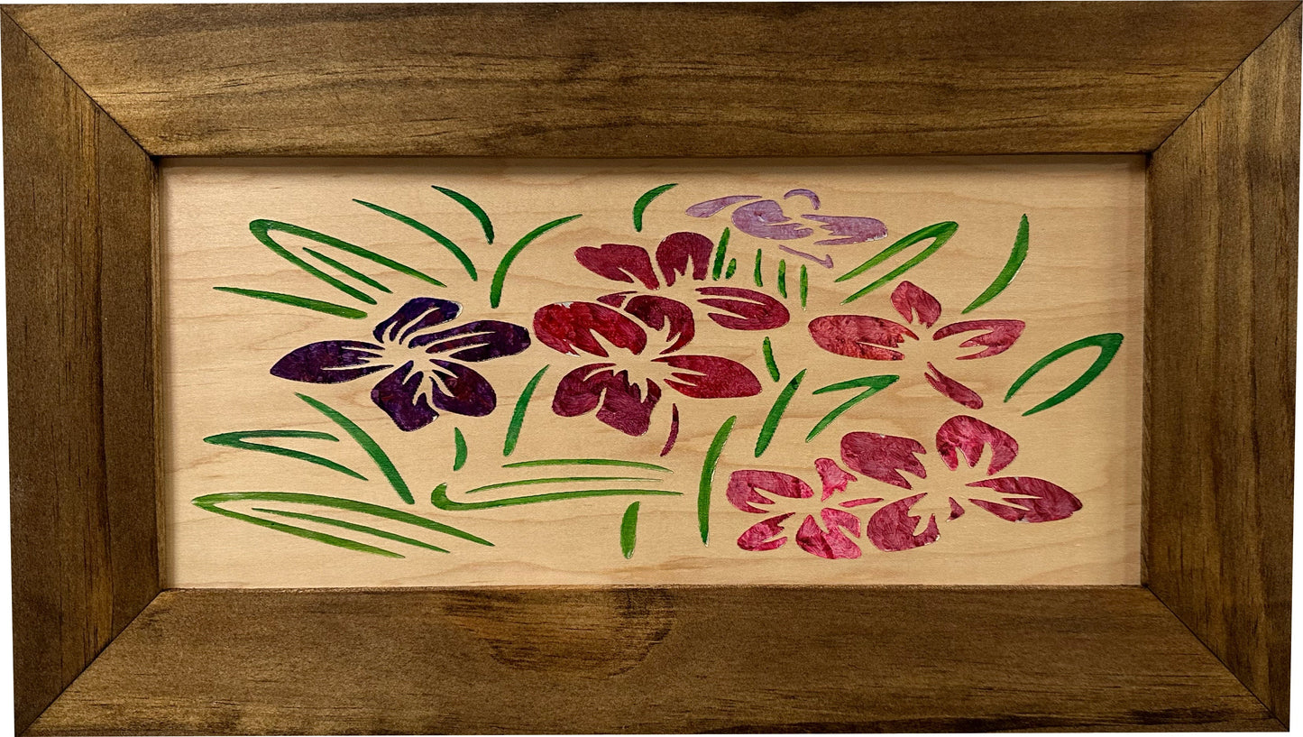 Bellewood Designs - Hidden Gun Safe Just Flowers Wall Decoration