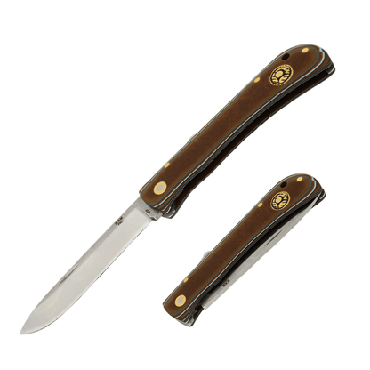Kam Knife - PR77 - 4116 Steel - Micarta Handle - Black Lock Pocket Knife - Angler's Pro Tackle & Outdoors