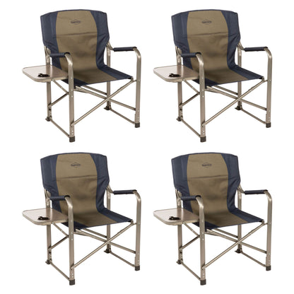 Kamp - Rite CC105 Tailgating Camp Folding Directors Chair with Side Table (4 Pack) - Angler's Pro Tackle & Outdoors