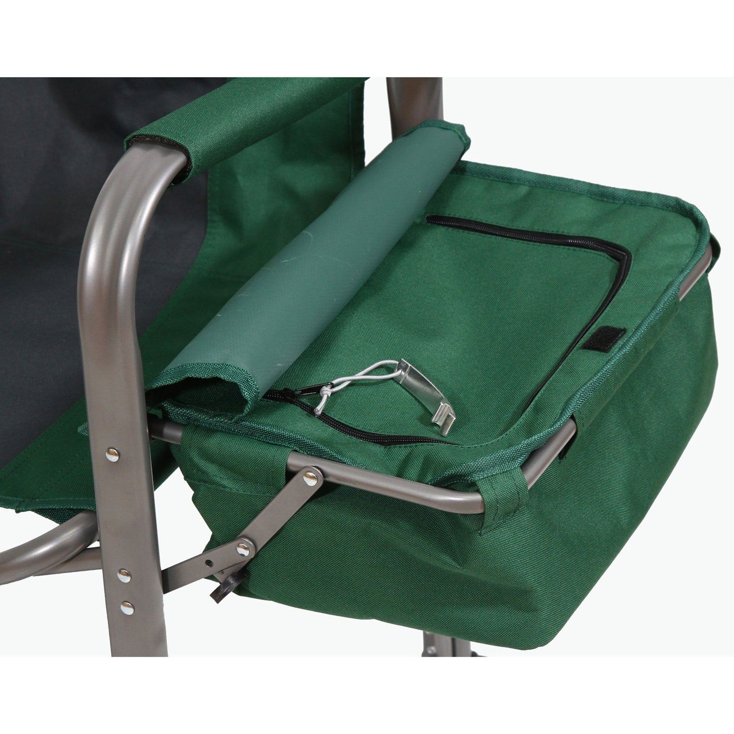 Kamp - Rite Director Portable Lounge Chair w/ Cooler & Side Table, Green (2 Pack) - Angler's Pro Tackle & Outdoors