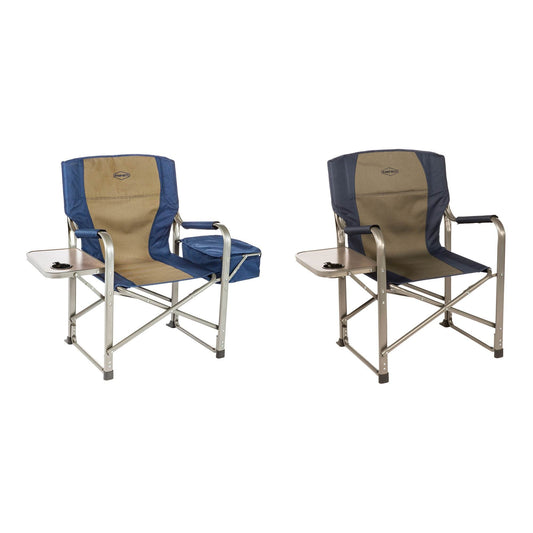 Kamp - Rite Folding Camping Director's Chairs with Side Tables and Built In Cooler - Angler's Pro Tackle & Outdoors