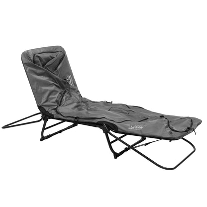 Kamp - Rite Original Quick Setup 1 Person Elevated Cot, Lounge Chair, & Tent, Gray - Angler's Pro Tackle & Outdoors