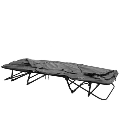 Kamp - Rite Original Quick Setup 1 Person Elevated Cot, Lounge Chair, & Tent, Gray - Angler's Pro Tackle & Outdoors