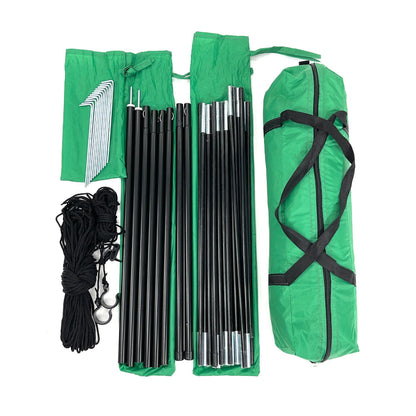 Kamp - Rite Outdoor Shade Camping Awning for SUV Sport Vehicle & Carry Bag, Green - Angler's Pro Tackle & Outdoors