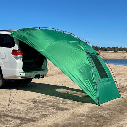 Kamp - Rite Outdoor Shade Camping Awning for SUV Sport Vehicle & Carry Bag, Green - Angler's Pro Tackle & Outdoors