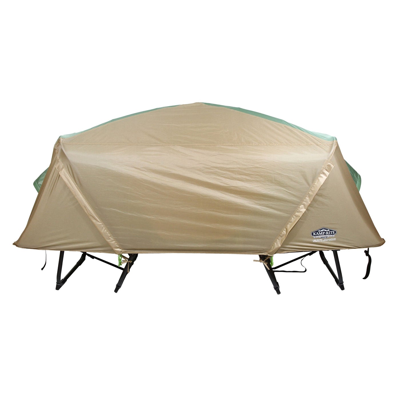 Kamp - Rite Oversize Portable Versatile Cot, Chair, & Tent, Green/Tan (2 Pack) - Angler's Pro Tackle & Outdoors