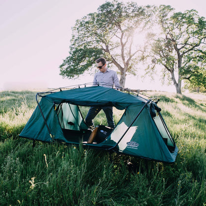 Kamp - Rite Oversized Quick Setup 1 Person Cot, Lounge Chair, & Tent, w/Domed Top - Angler's Pro Tackle & Outdoors