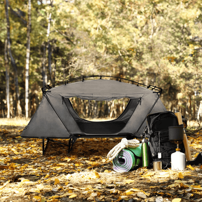 Kamp - Rite Oversized Quick Setup 1 Person Cot, Lounge Chair, & Tent w/Domed Top - Angler's Pro Tackle & Outdoors