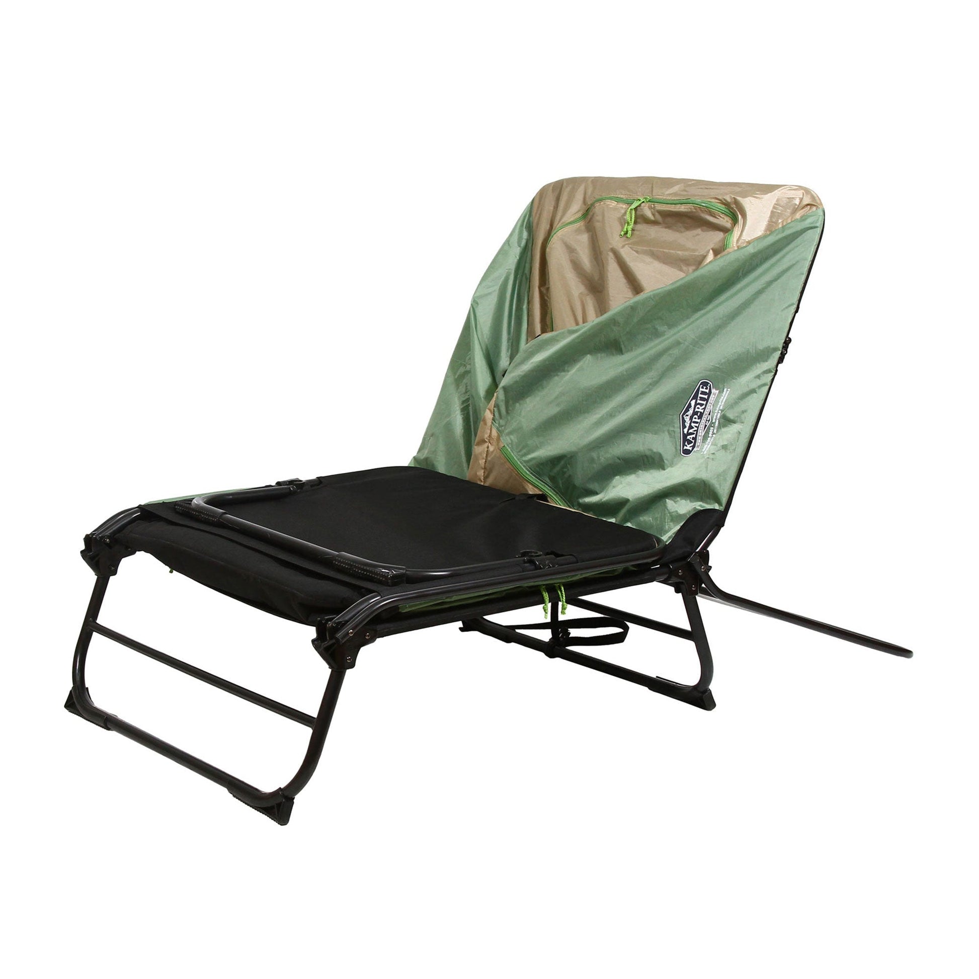 Kamp - Rite Oversized Quick Setup 1 Person Cot, Lounge Chair, & Tent, w/Domed Top - Angler's Pro Tackle & Outdoors