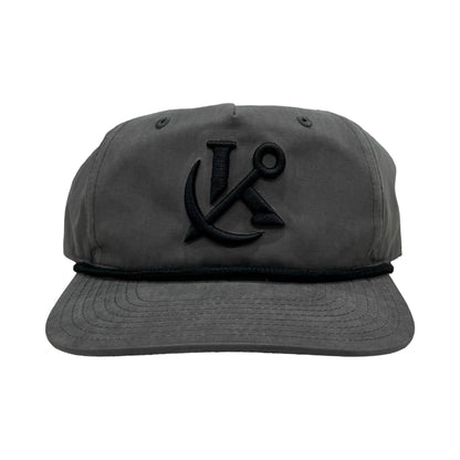 Keepers Only Co. Anchored Rope Charcoal/Black Snapback - Angler's Pro Tackle & Outdoors