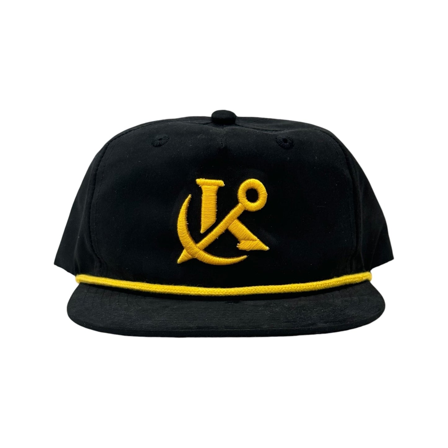 Keepers Only Co. Anchored Rope Snapback - Black/Gold - Angler's Pro Tackle & Outdoors