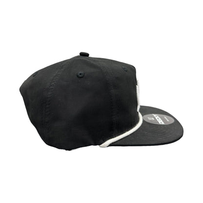 Keepers Only Co. Anchored Rope Snapback - Black/White - Angler's Pro Tackle & Outdoors