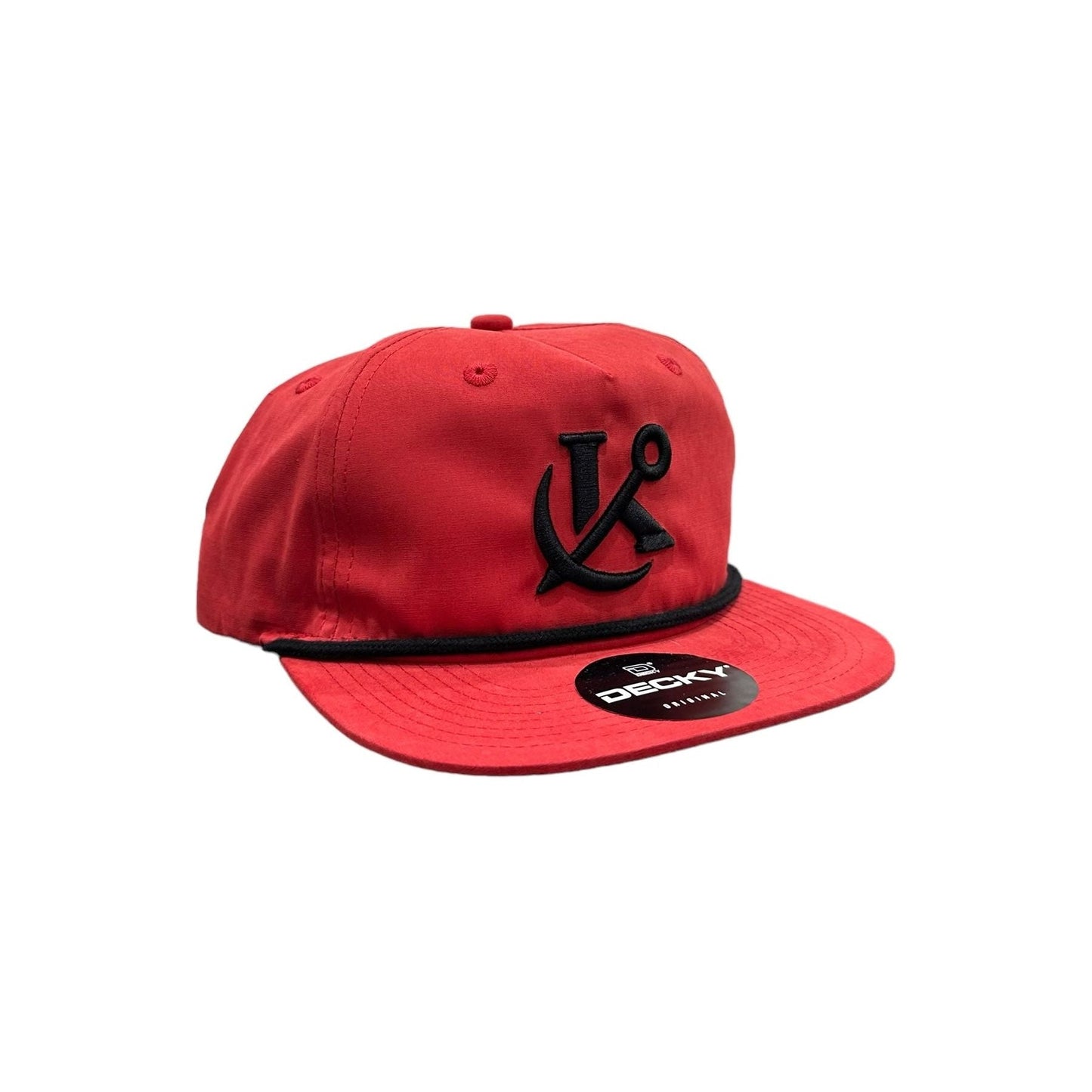 Keepers Only Co. Anchored Rope Snapback - Red/Black - Angler's Pro Tackle & Outdoors