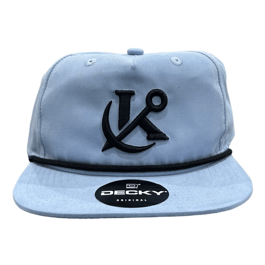 Keepers Only Co. Anchored Rope Snapback - Sky/Black - Angler's Pro Tackle & Outdoors