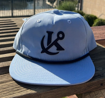 Keepers Only Co. Anchored Rope Snapback - Sky/Black - Angler's Pro Tackle & Outdoors