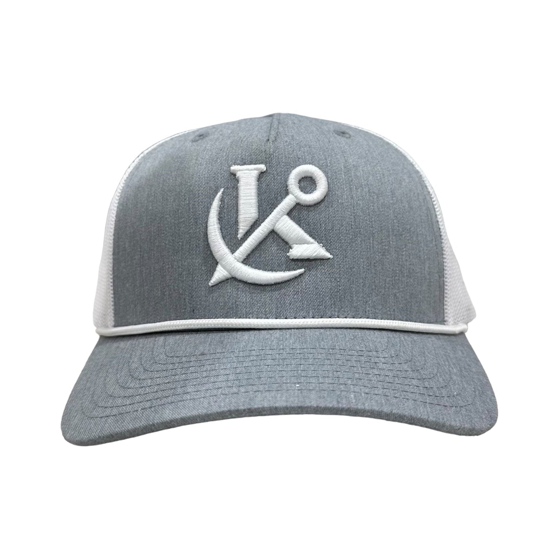 Keepers Only Co. Anchored Trucker Snapback - Grey/White - Angler's Pro Tackle & Outdoors