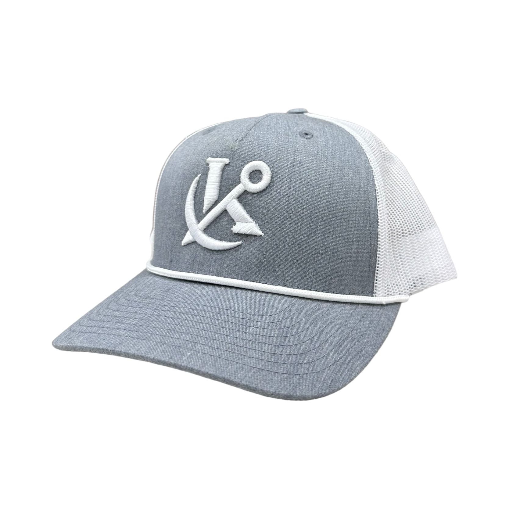 Keepers Only Co. Anchored Trucker Snapback - Grey/White - Angler's Pro Tackle & Outdoors