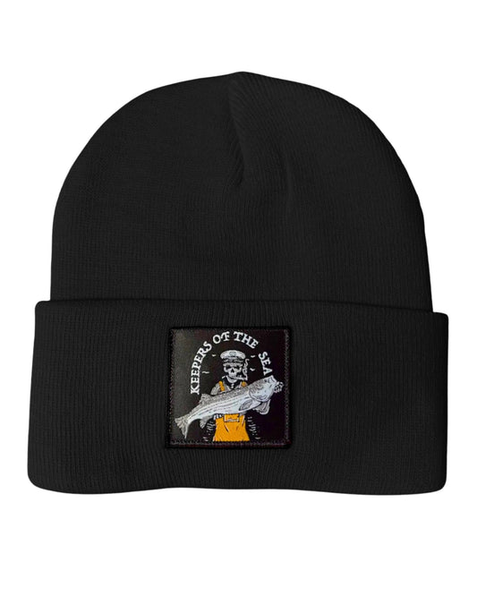 Keepers Only Co. Bass Slayer Beanie - Black - Angler's Pro Tackle & Outdoors