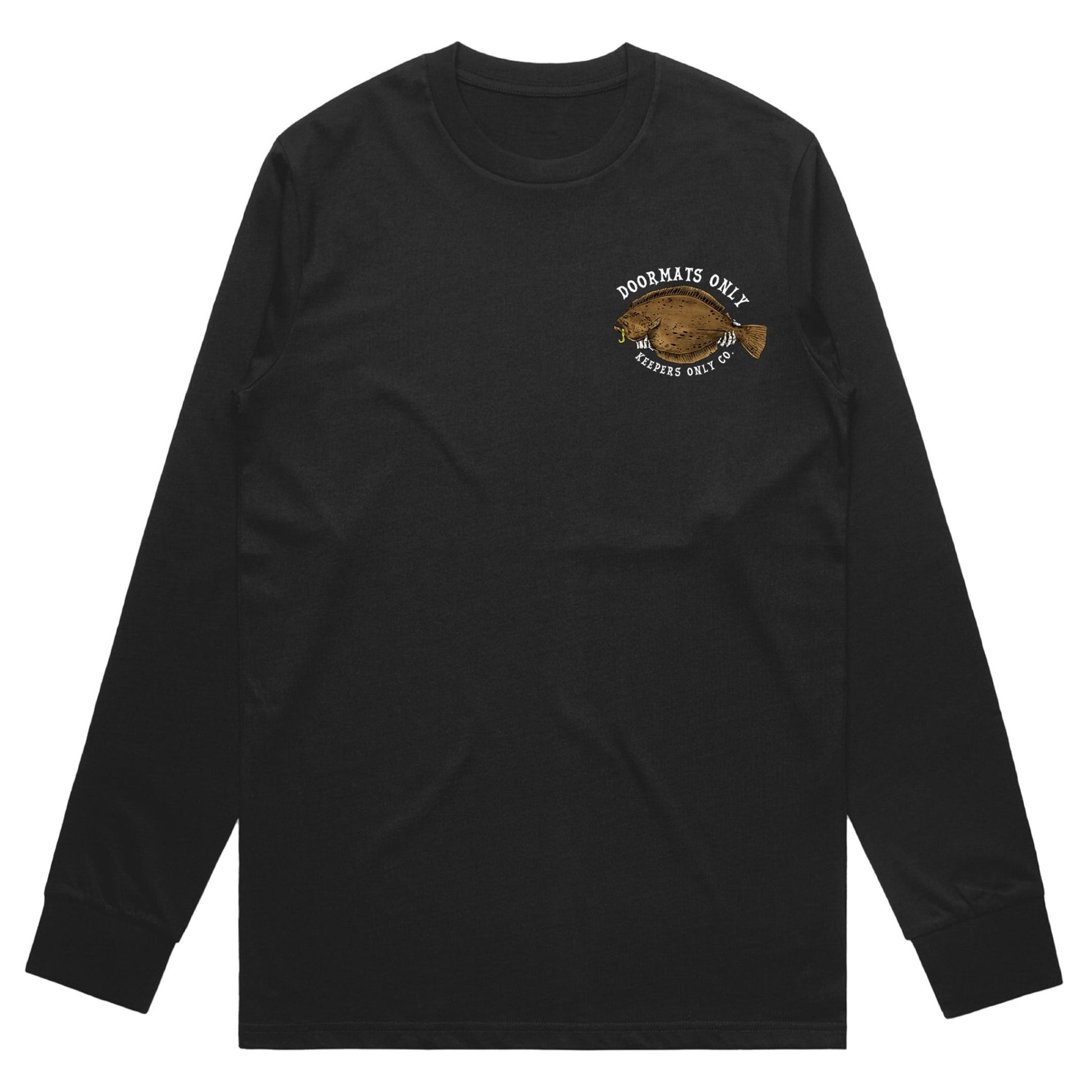 Keepers Only Co. Doormats Only Black Long Sleeve - Angler's Pro Tackle & Outdoors