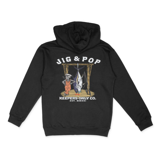 Keepers Only Co. Jig & Pop Heavyweight Hoodie - Angler's Pro Tackle & Outdoors