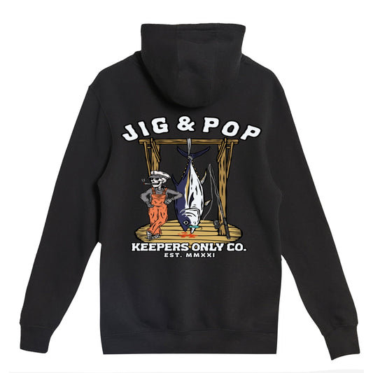 Keepers Only Co. Jig & Pop Heavyweight Hoodie - Angler's Pro Tackle & Outdoors