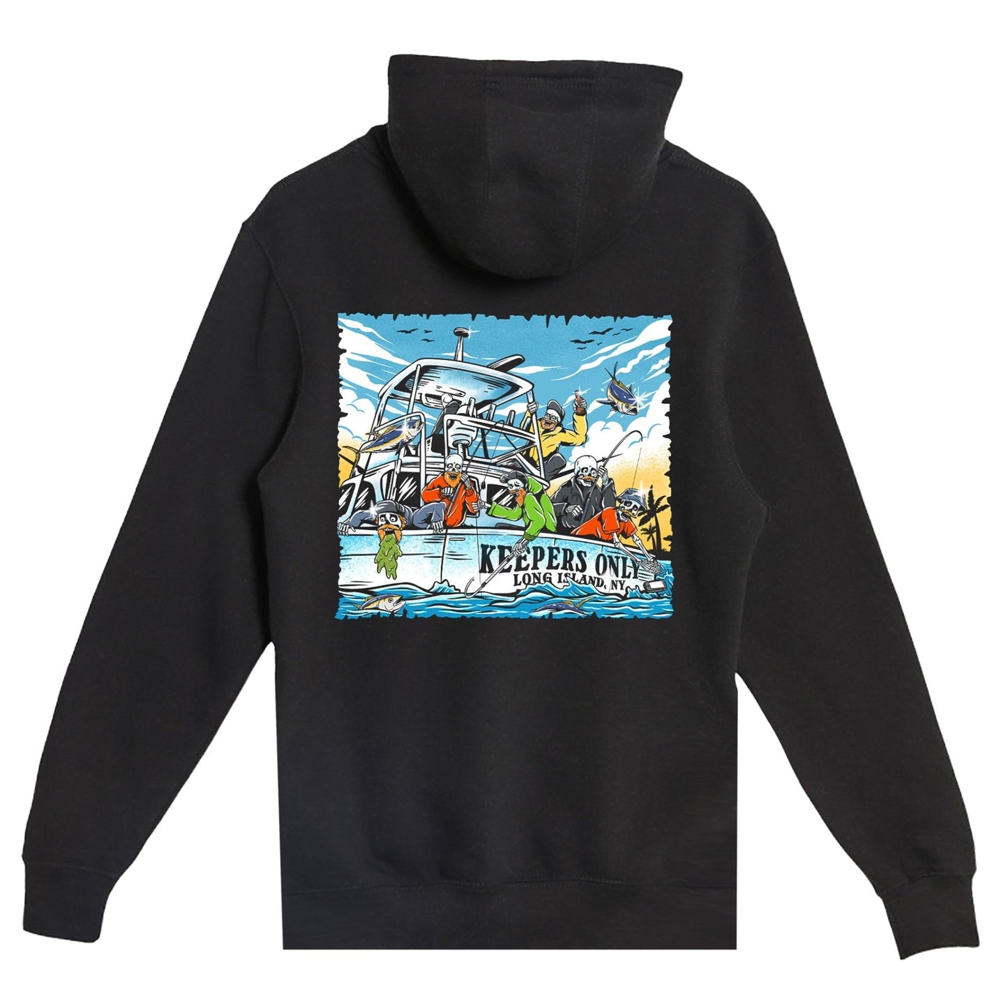 Keepers Only Co. Offshore Mayhem Black Heavyweight Hoodie - Angler's Pro Tackle & Outdoors