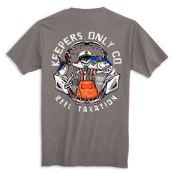 Keepers Only Co. Reel Taxation Graphite T-Shirt - Angler's Pro Tackle & Outdoors