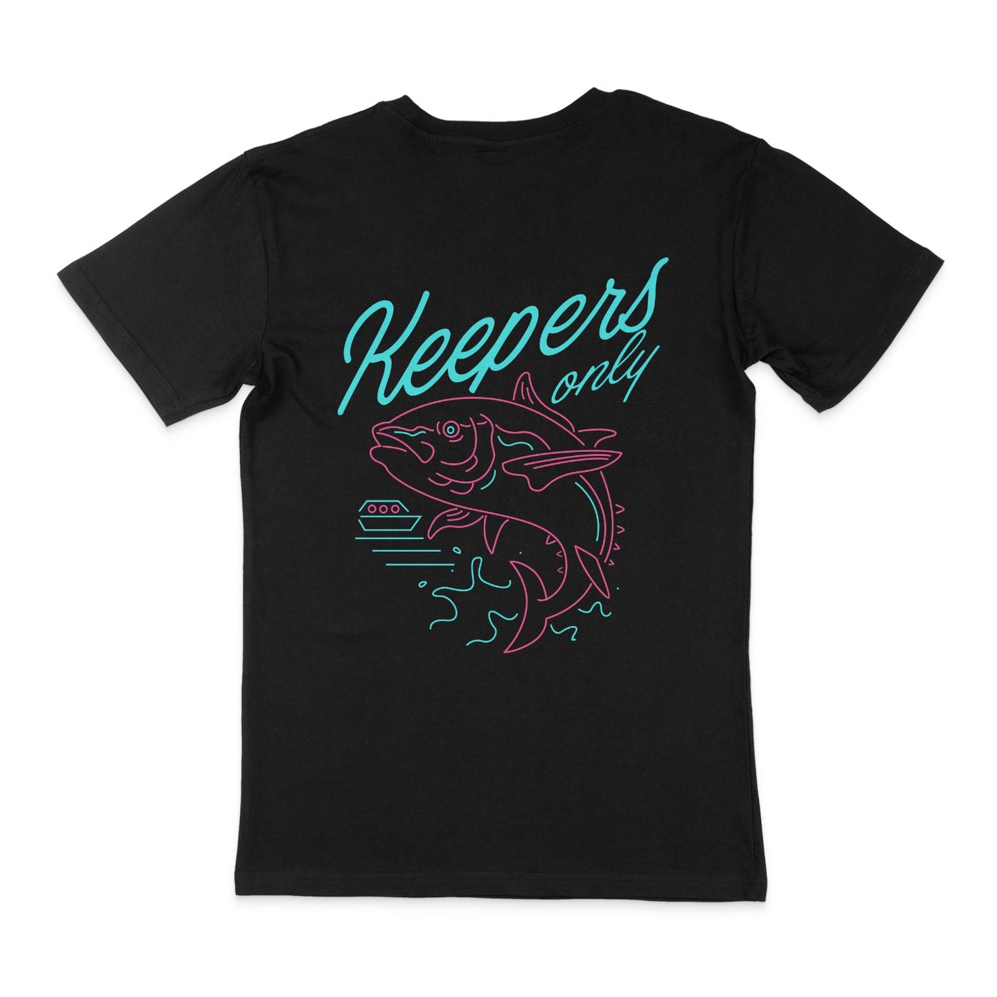 Keepers Only Co. Retro Jumper Black T-Shirt - Angler's Pro Tackle & Outdoors