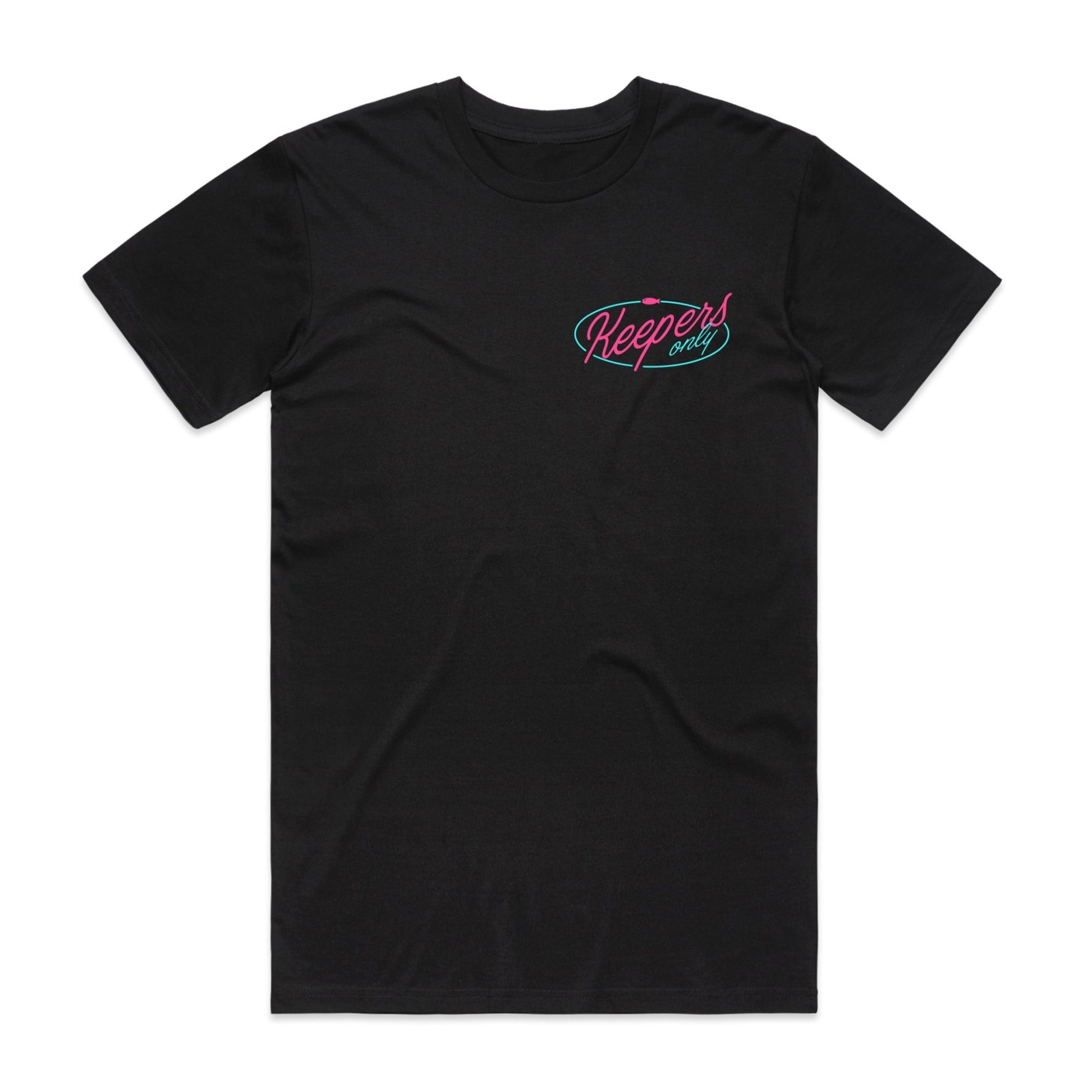 Keepers Only Co. Retro Vice Black T-Shirt - Angler's Pro Tackle & Outdoors