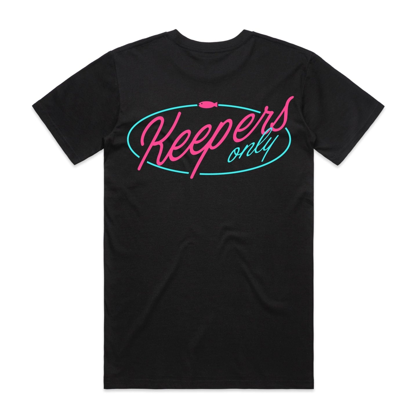 Keepers Only Co. Retro Vice Black T-Shirt - Angler's Pro Tackle & Outdoors