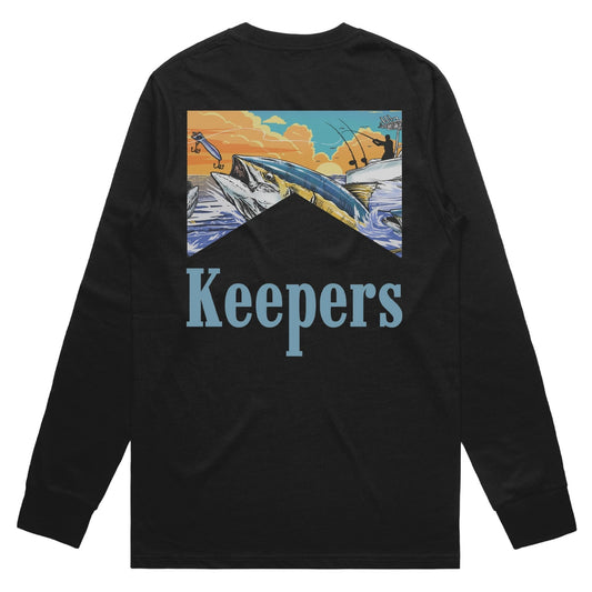 Keepers Only Co. Run & Gun Black Long Sleeve - Angler's Pro Tackle & Outdoors