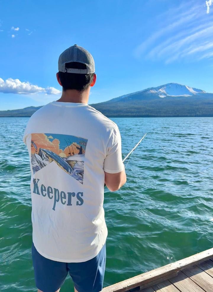 Keepers Only Co. Run & Gun Natural T-Shirt - Angler's Pro Tackle & Outdoors