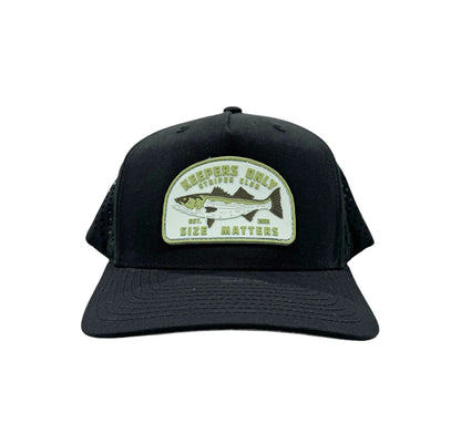 Keepers Only Co. Size Matters Black Snapback Hat - Angler's Pro Tackle & Outdoors