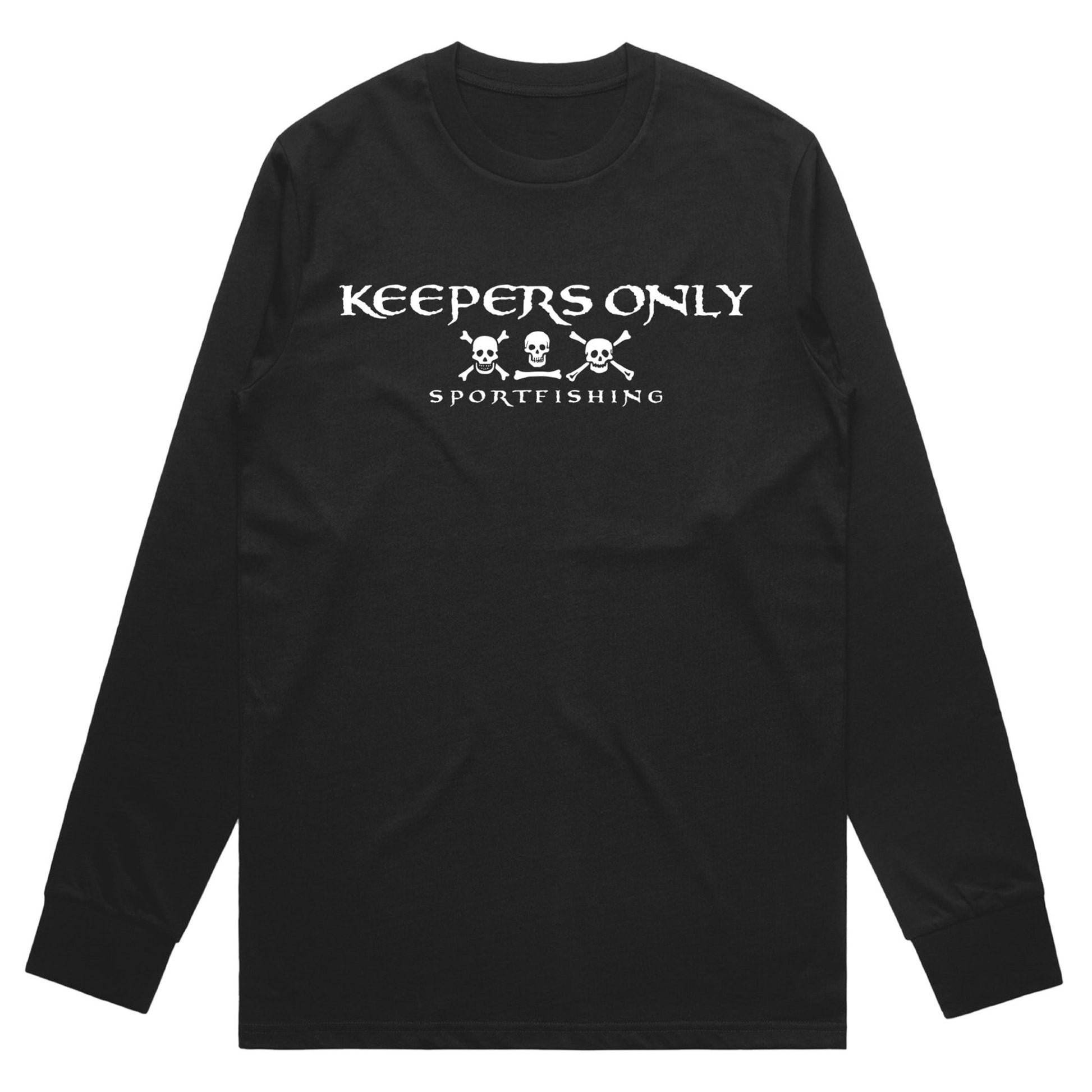 Keepers Only Co. Sportfishing Black Long Sleeve - Angler's Pro Tackle & Outdoors