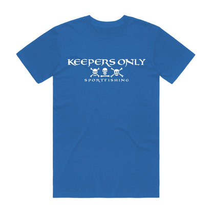 Keepers Only Co. Sportfishing Blue T-Shirt - Angler's Pro Tackle & Outdoors