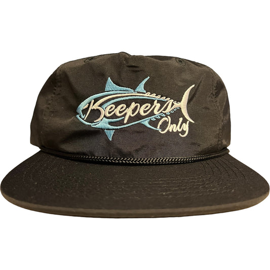 Keepers Only Co. Stealth Rope Snapback - Black/Black - Angler's Pro Tackle & Outdoors