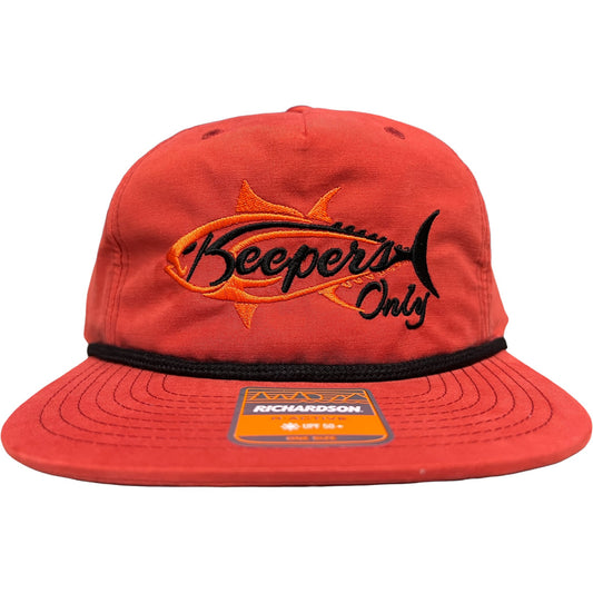 Keepers Only Co. Stealth Rope Snapback - Dark Orange/Black - Angler's Pro Tackle & Outdoors