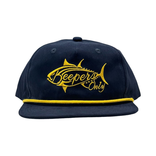 Keepers Only Co. Stealth Rope Snapback - Navy/Gold - Angler's Pro Tackle & Outdoors